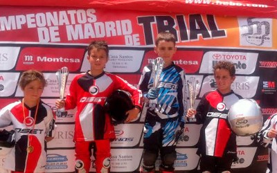 Exito de los pilotos Oset Bikes en el Campeonato de Madrid de Trial