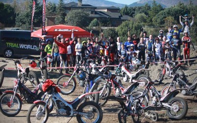 Crónica entrenamiento y curso de trial noviembre en Cabanillas de la Sierra