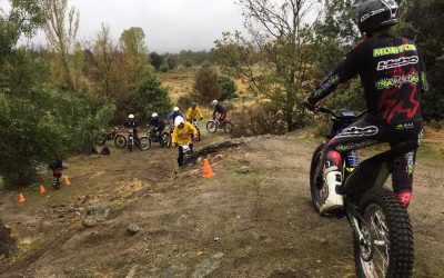 Crónica y fotos curso de trial octubre en Becerril de la Sierra